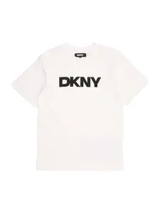 DKNY Tričko  čierna / biela