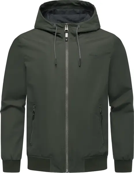 Ragwear Prechodná bunda 'Perci'  tmavozelená