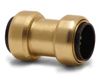 Aircraft® Přímá spojka (mosaz), trubka 18 mm