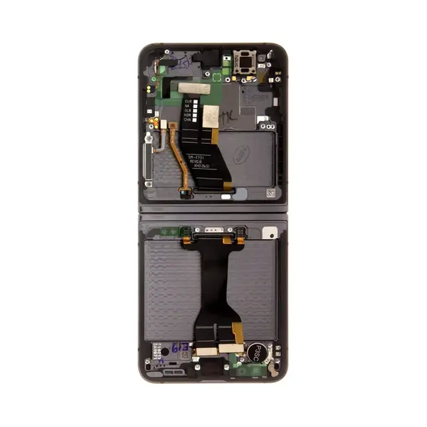 Samsung Galaxy Z Flip5 5G (F731) Graphite LCD display + Dotyk + Přední Kryt (Service Pack)