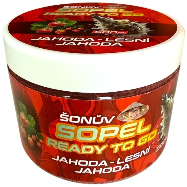 Dk fishing šonův sopel ready to go jahoda/lesní jahoda 500 ml