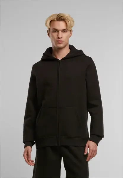 Basic Essential Zip Hoody black
