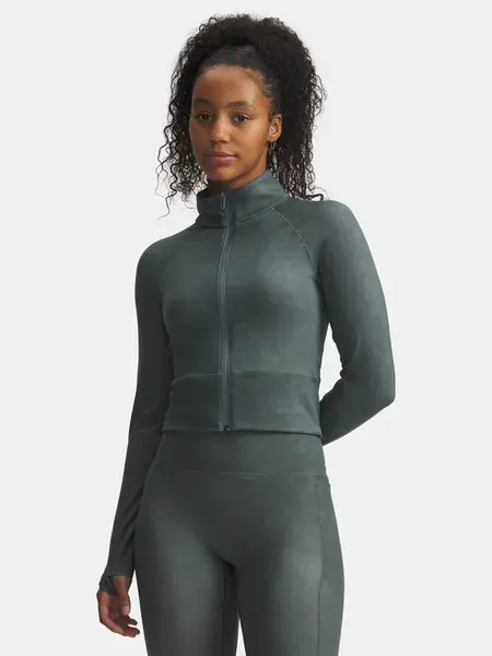 Dámská mikina Under Armour Meridian Suede Effect FZ-BLU - Dámské