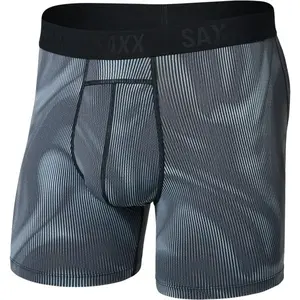 SAXX SMOOTH FLEX LIGHT COMPRESSION BOXER BRF Pánske kompresné boxerky, tmavo sivá, veľkosť