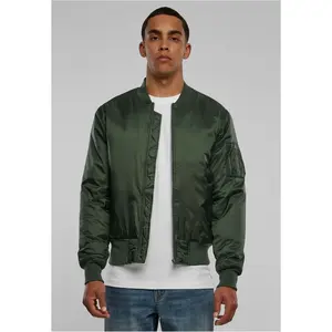 Basic Bomber Jacket olivová