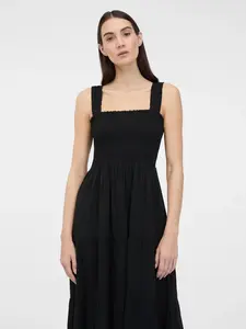 Orsay Černé dámské maxi šaty - Dámské