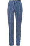 VIVANCE Pyžamové nohavice  tmelová / námornícka modrá