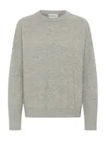 My Essential Wardrobe Sveter  sivá melírovaná