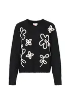 IZIA Sveter  čierna / biela