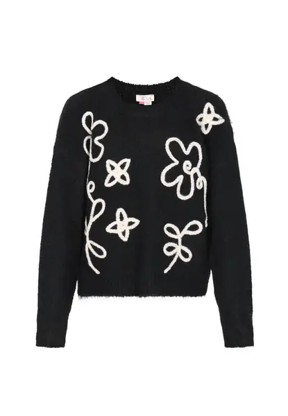 IZIA Sveter  čierna / biela