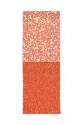 Bavlněná šála Tous TEXTIL oranžová barva, 2002201109