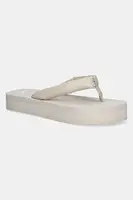 Žabky Calvin Klein Jeans BEACH SANDAL FLATFORM TTXR SATIN