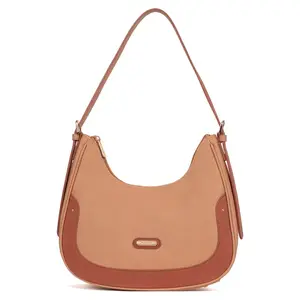 Dámska kabelka cez rameno Hexagona Tonie - broskyňová