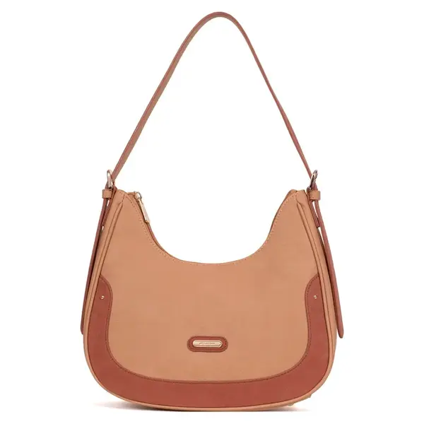 Dámska kabelka cez rameno Hexagona Tonie - broskyňová