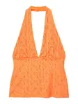 Pull&Bear Top  tmavooranžová