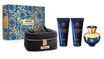 Versace Pour Femme Dylan Blue - EDP 100 ml + tělové mléko 100 ml + sprchový gel 100 ml + kosmetická taštička