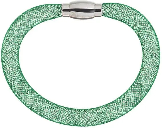 Preciosa Třpytivý náramek Scarlette zelený 7251 66