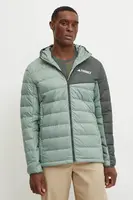 Péřová sportovní bunda adidas TERREX Multi zelená barva, JD8393
