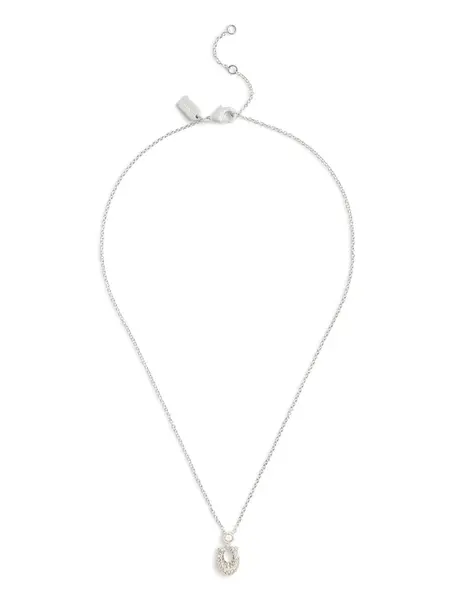 COACH Retiazka  svetlooranžová / strieborná