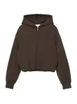 Pull&Bear Tepláková bunda  čokoládová