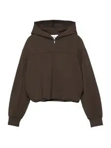 Pull&Bear Tepláková bunda  čokoládová
