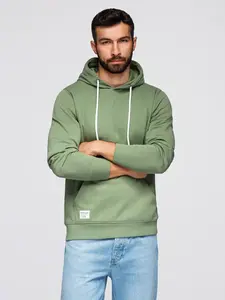 Ombre Men's BASIC kangaroo sweatshirt with hood