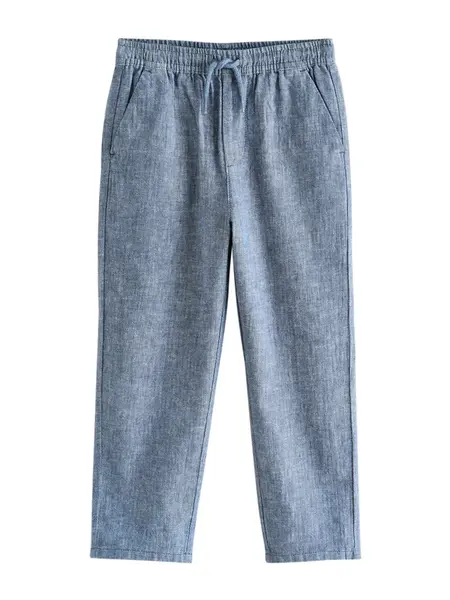 Next Nohavice  modrá melírovaná