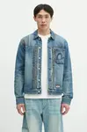 Džínová bunda Evisu 2-tone Denim w Inserted Daicock
