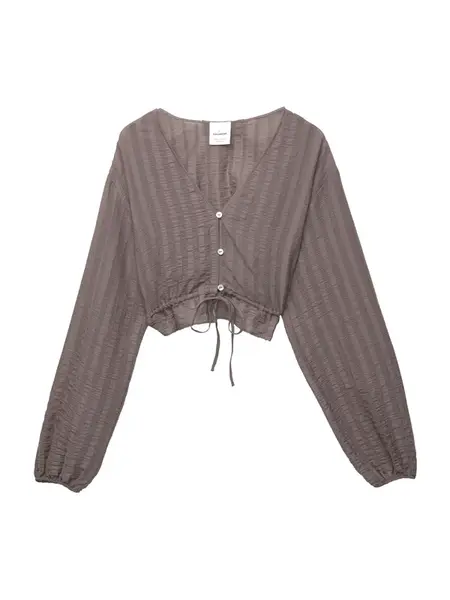 Pull&Bear Blúzka  hnedá