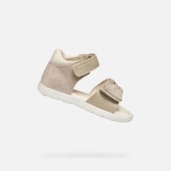 Béžové dievčenské sandále Geox Alul