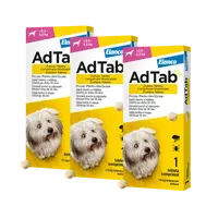 Adtab pro psy (2,5-5,5kg) 112mg 3 žvýkací tablety