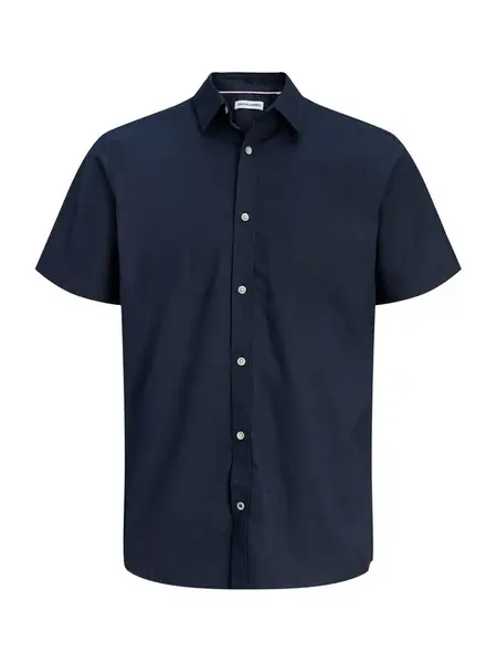 Jack & Jones Plus Košeľa 'JJHENRY'  námornícka modrá