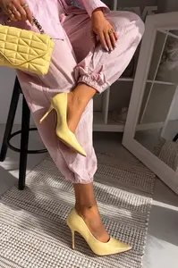 Lodičky na vysokém podpatku Boto Classic žluté