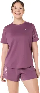 ASICS Funkčné tričko  levanduľová / biela