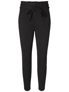 VERO MODA Plisované nohavice 'Eva'  čierna