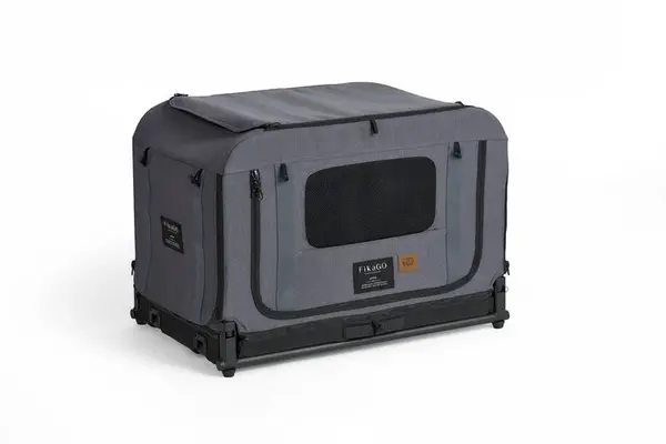 FIKAGO Skládací kennel přepravka Queen S Grey