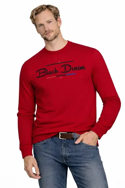 Pánská mikina Jumper červená