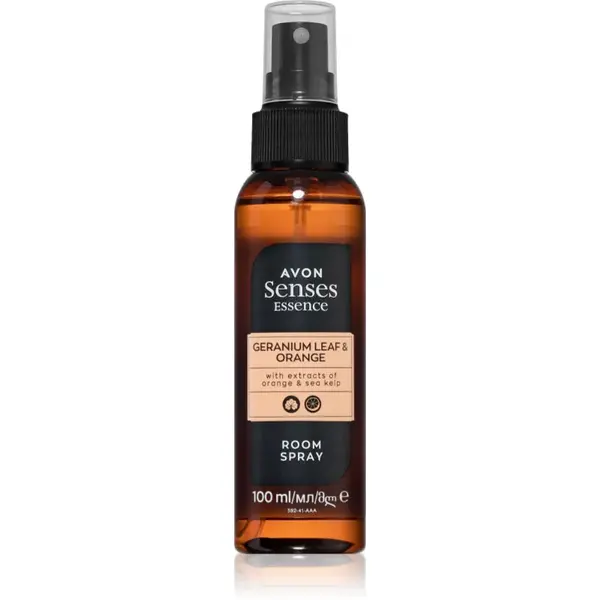Avon Senses Essence Geranium Leaf & Orange osvěžovač vzduchu 100 ml