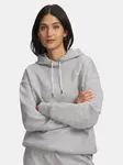 Under Armour Mikina Essential Flc OS Hoodie-GRY - Dámské