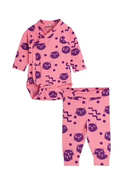 Kojenecká sada Mini Rodini Squiggly cats