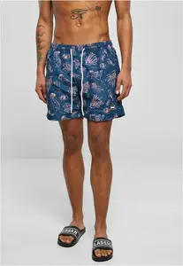 Vzor plavecké šortky námořní aop