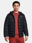Pánská bunda Under Armour LEGEND DOWN HOODED JACKET-BLK - Pánské