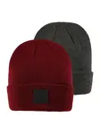 Urban Classics Čiapky  sivá melírovaná / tmavočervená