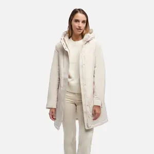 Cream Women's Parka Geox Spherica - Women's