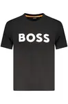 HUGO BOSS MEN'S SHORT SLEEVE T-SHIRT BLACK