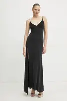 Šaty Versace Jeans Couture černá barva, maxi, 78HAO900 J0190