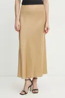 Sukně Liviana Conti hnědá barva, maxi, F5SS76