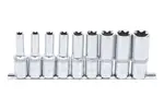 BGS technic Hlavice 1/2” nástrčné, vnější E-TORX, vel. E10-E20, sada 9 ks - BGS 2026