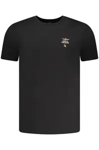 Černé pánské triko s krátkým rukávem