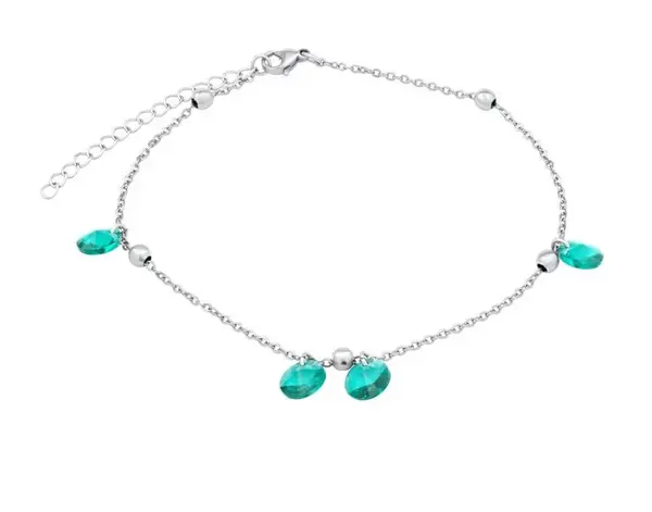 Silvego Ocelový řetízek na nohu Tricia KMM1756